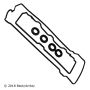 BECK/ARNLEY 036-1714 VALVE COVER GKT SET