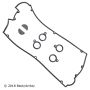 BECK/ARNLEY 036-1796 VALVE COVER GKT SET