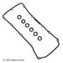 BECK/ARNLEY 036-1833 VALVE COVER GKT SET