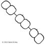 BECK/ARNLEY 037-6177 INT MANIFOLD GKT SET