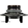 BECK/ARNLEY 051-6123 HUB & BEARING ASSY