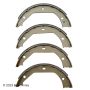 BECK/ARNLEY 081-3192 EMERG BRAKE SHOES
