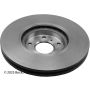 BECK/ARNLEY 083-2954 PREMIUM BRAKE DISC
