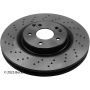 BECK/ARNLEY 083-3076 PREMIUM BRAKE DISC
