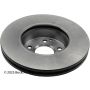 BECK/ARNLEY 083-3642 PREMIUM BRAKE DISC