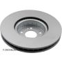 BECK/ARNLEY 083-3809 PREMIUM BRAKE DISC
