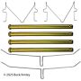 BECK/ARNLEY 084-1347 DISC BRAKE HRDWR KIT
