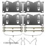 BECK/ARNLEY 084-1563 DISC BRAKE HRDWR KIT