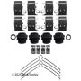 BECK/ARNLEY 084-1713 DISC BRAKE HRDWR KIT