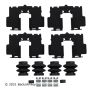 BECK/ARNLEY 084-1896 DISC BRAKE HRDWR KIT