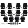 BECK/ARNLEY 084-1971 DISC BRAKE HRDWR KIT