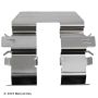 BECK/ARNLEY 084-2198 DISC BRAKE HRDWR KIT