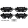 BECK/ARNLEY 085-2112 PREM ASM BRAKE PADS