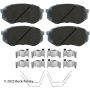 BECK/ARNLEY 085-6535 PREM ASM PADS W HDWR