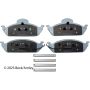 BECK/ARNLEY 085-6602 PREM ASM PADS W HDWR