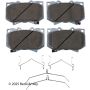 BECK/ARNLEY 085-6618 PREM ASM PADS W HDWR