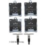 BECK/ARNLEY 085-6629 PREM ASM PADS W HDWR