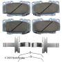 BECK/ARNLEY 085-6641 PREM ASM PADS W HDWR