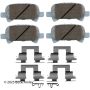 BECK/ARNLEY 085-6647 PREM ASM PADS W HDWR