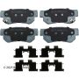 BECK/ARNLEY 085-6672 PREM ASM PADS W HDWR