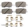BECK/ARNLEY 085-6677 PREM ASM PADS W HDWR