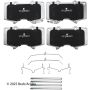 BECK/ARNLEY 085-6678A PREM ASM PADS W HDWR