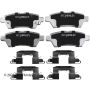 BECK/ARNLEY 085-6736 PREM ASM PADS W HDWR