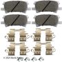 BECK/ARNLEY 085-6741 PREM ASM PADS W HDWR