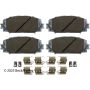BECK/ARNLEY 085-6744 PREM ASM PADS W HDWR