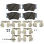 BECK/ARNLEY 085-6756 PREM ASM PADS W HDWR