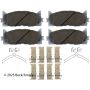 BECK/ARNLEY 085-6758 PREM ASM PADS W HDWR