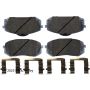BECK/ARNLEY 085-6784 PREM ASM PADS W HDWR