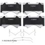 BECK/ARNLEY 085-6791 PREM ASM PADS W HDWR