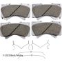 BECK/ARNLEY 085-6791 PREM ASM PADS W HDWR
