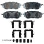 BECK/ARNLEY 085-6810 PREM ASM PADS W HDWR