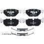 BECK/ARNLEY 085-6819 PREM ASM PADS W HDWR