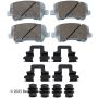 BECK/ARNLEY 085-6896 PREM ASM PADS W HDWR