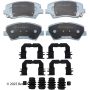 BECK/ARNLEY 085-6950A PREM ASM PADS W HDWR