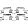 BECK/ARNLEY 085-6966 PREM ASM PADS W HDWR