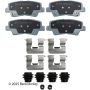 BECK/ARNLEY 085-6973 PREM ASM PADS W HDWR