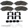 BECK/ARNLEY 085-7005 PREM ASM PADS W HDWR