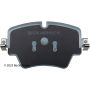 BECK/ARNLEY 085-7106 PREM ASM PADS W HDWR