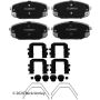 BECK/ARNLEY 085-7120 PREM ASM PADS W HDWR