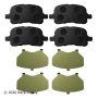 BECK/ARNLEY 089-1553 PREMIUM BRAKE PADS