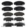 BECK/ARNLEY 089-1639 PREMIUM BRAKE PADS