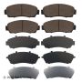 BECK/ARNLEY 089-1735 PREMIUM BRAKE PADS