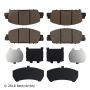 BECK/ARNLEY 089-1970 PREMIUM BRAKE PADS
