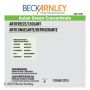 BECK/ARNLEY 252-1001 COOLANT  GREEN