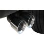 Corsa Performance 14250 3.0in. Cat-Back Single Side Exit with Twin 4.0in. Polished Pro-Series Tips