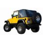 Rampage 109735 1997-2006 Jeep Wrangler(TJ) Excludes LJ Unlimited Frameless Soft Top Kit - Black Diamond
